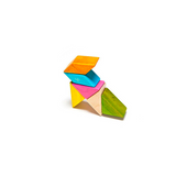 Pocket Pouch Prism <br>Magnetic Wooden Blocks <br>6 pieces