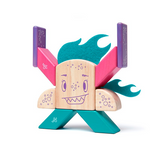 Finklebear <br>Magnetic Wooden Blocks <br>Sticky Monsters, 10 pieces