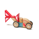 Skyhook <br>Magnetic Wooden Blocks <br>Stunt Team, 17 pieces