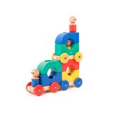 Magnetic Tegu Tram <br>Tegu Baby and Toddler <br>12 pieces