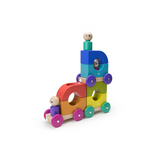 Magnetic Tegu Tram <br>Tegu Baby and Toddler <br>12 pieces