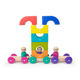 Magnetic Tegu Tram <br>Tegu Baby and Toddler <br>12 pieces