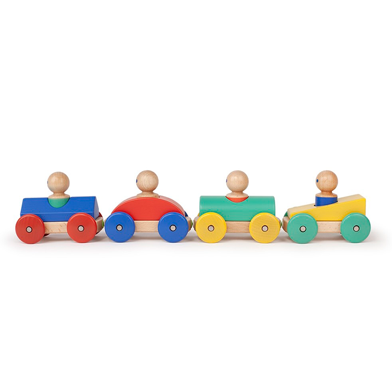 Magnetic Racer <br>Tegu Baby and Toddler <br>3 pieces