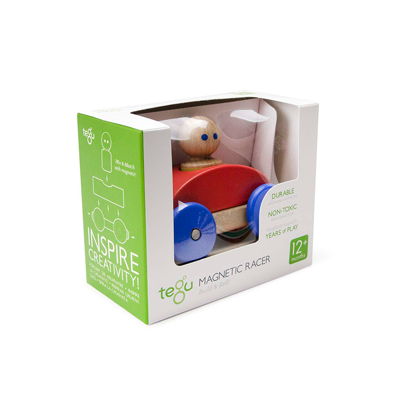 Magnetic Racer <br>Tegu Baby and Toddler <br>3 pieces