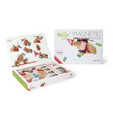 Skyhook <br>Magnetic Wooden Blocks <br>Stunt Team, 17 pieces