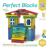 Non-Magnetic Construction <br>Perfect Blocks <br>120 piece