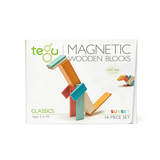 14-Piece Set <br>Magnetic Wooden Blocks <br>Tegu Classics