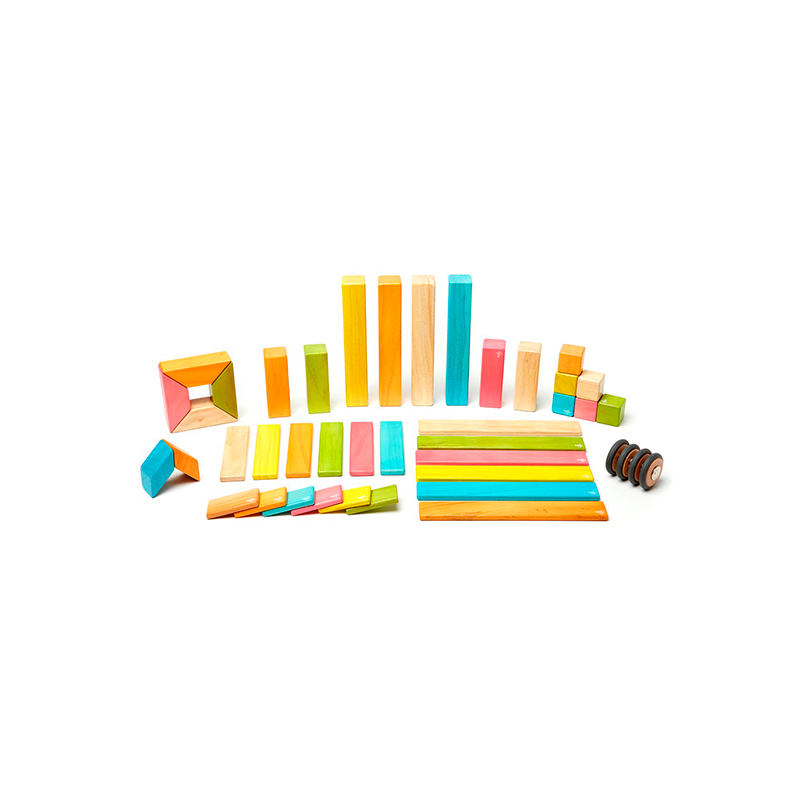 42 Piece Set Magnetic Wooden Blocks Tegu Classics at Tegu Toys