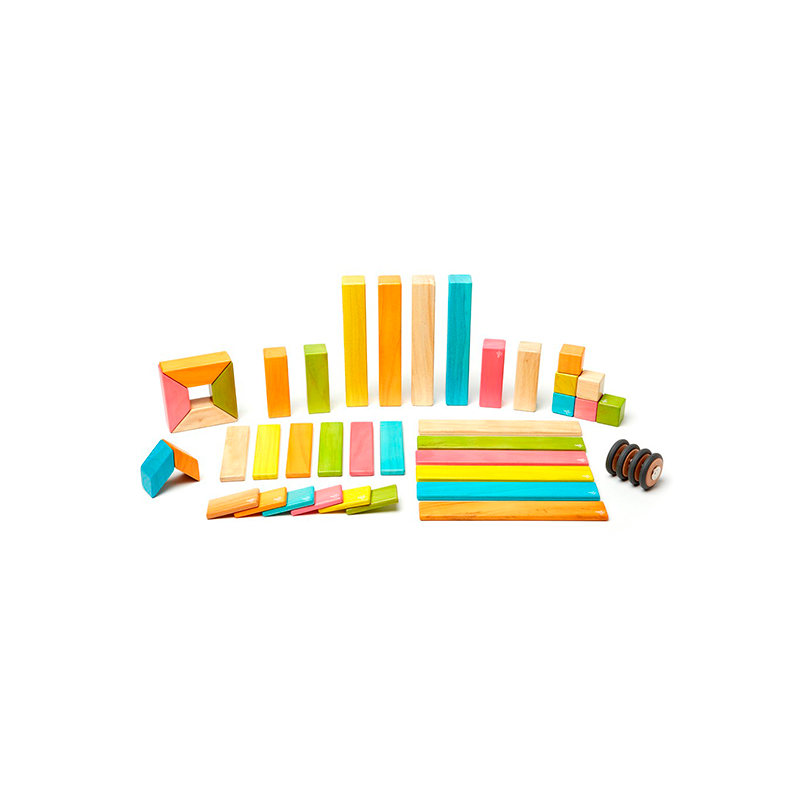 Discovery Set Magnetic Wooden Blocks 26 pieces at Tegu Toys