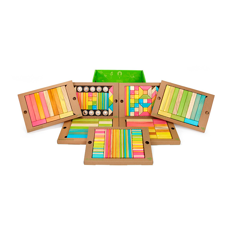 240-Piece Classroom Kit <br>Magnetic Wooden Blocks <br>Bulk Pack