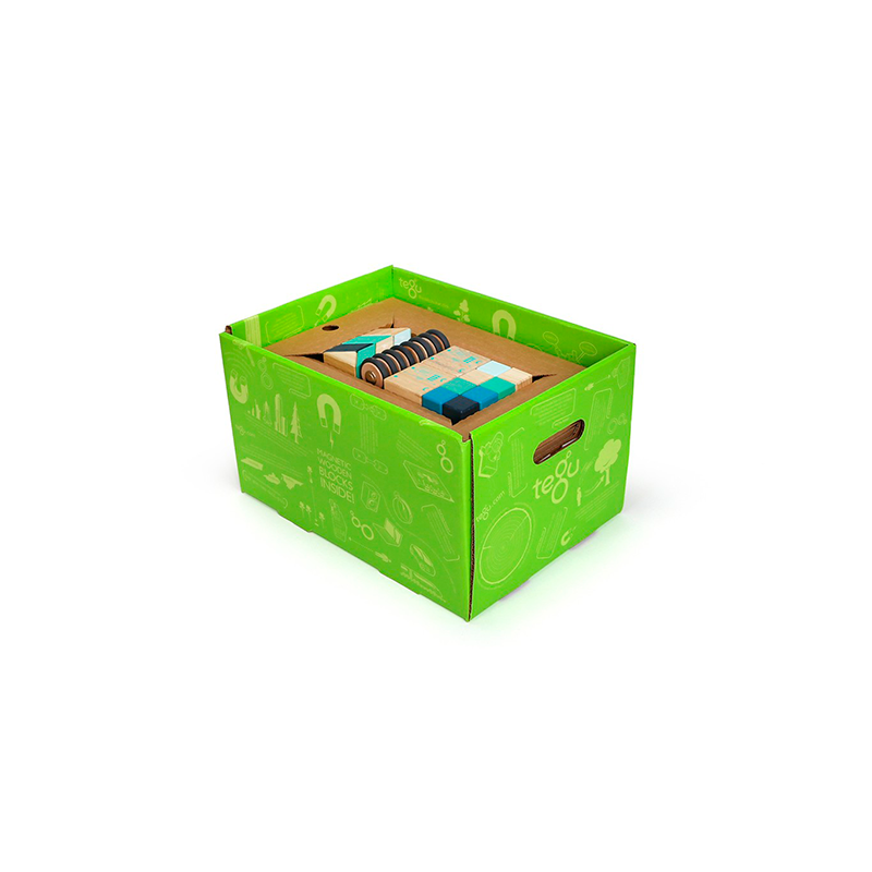130 Piece Classroom Kit Magnetic Wooden Blocks Bulk Pack