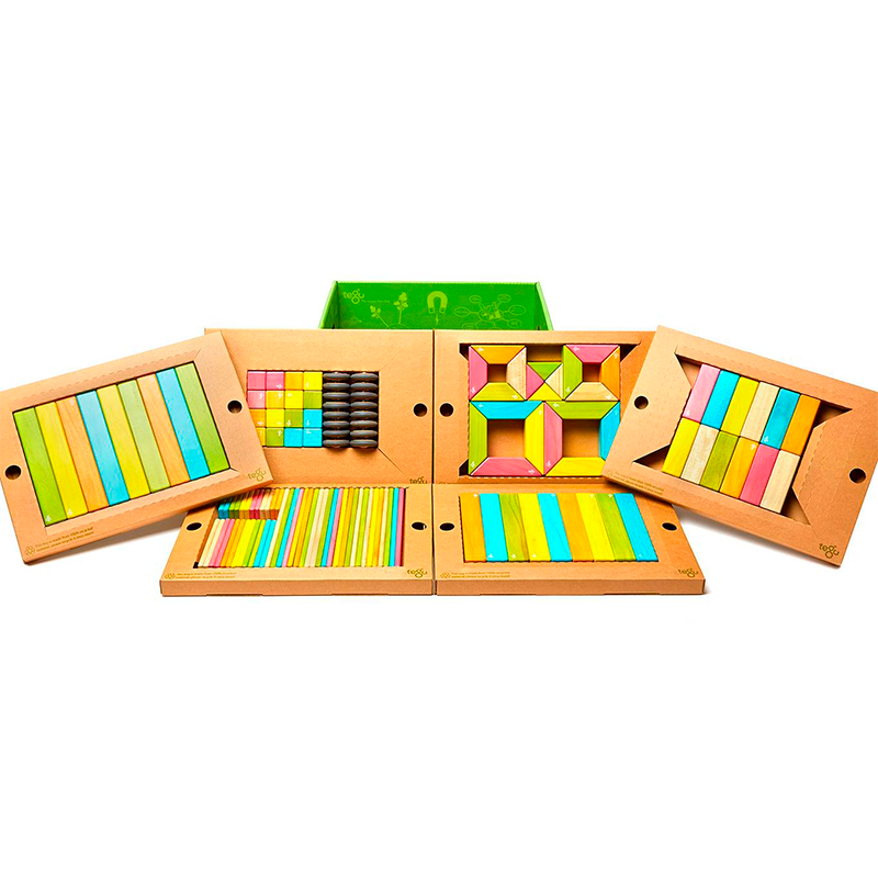 誠実 Kit Classroom The Magnetic 130 Pack Bulk Blocks Wooden 知育玩具