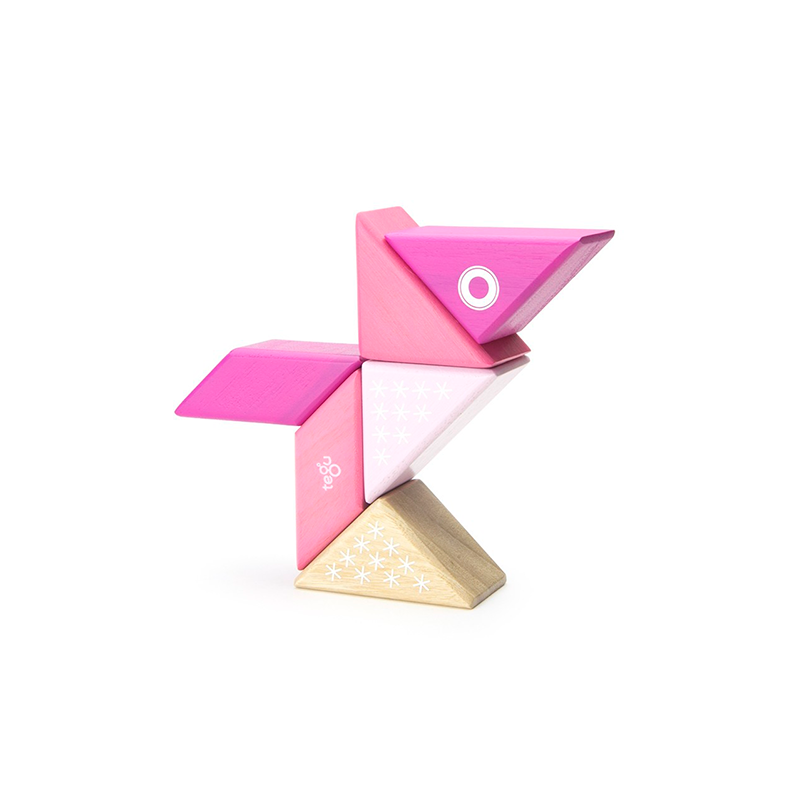 Travel Pals - Kitty <br>Magnetic Wooden Blocks <br>6 pieces