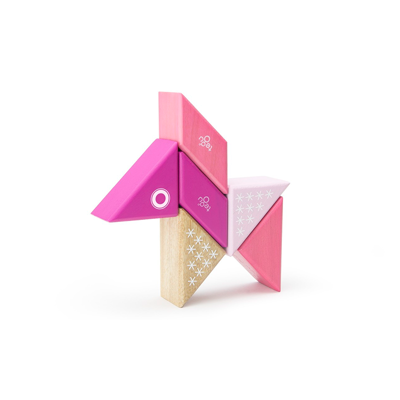 Travel Pals - Kitty <br>Magnetic Wooden Blocks <br>6 pieces
