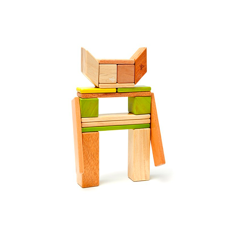Tegu robo magnetic wooden block set hotsell