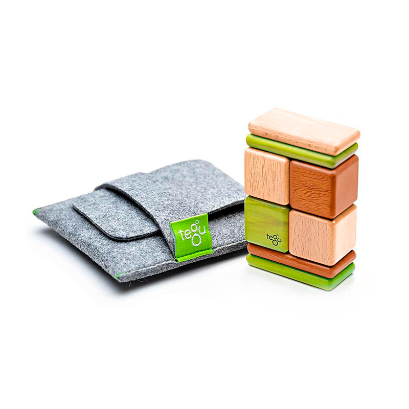 Amazon.com: 8 Piece Tegu Pocket Pouch Magnetic Wooden Block